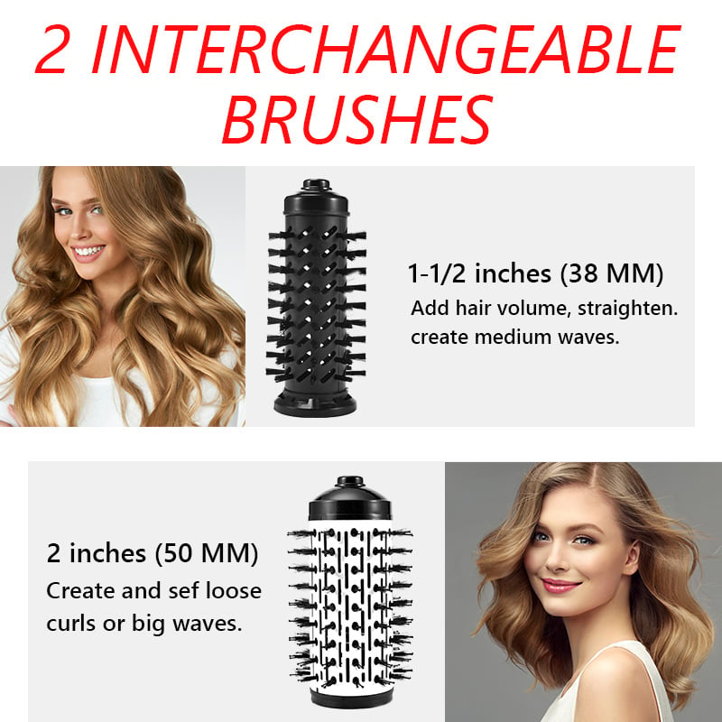 2 in 1 Automatic Rotating Hair Dryer and Volumizer Brush