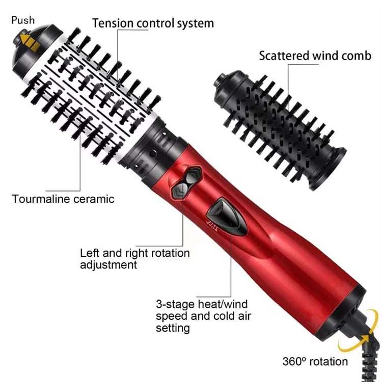 2 in 1 Automatic Rotating Hair Dryer and Volumizer Brush