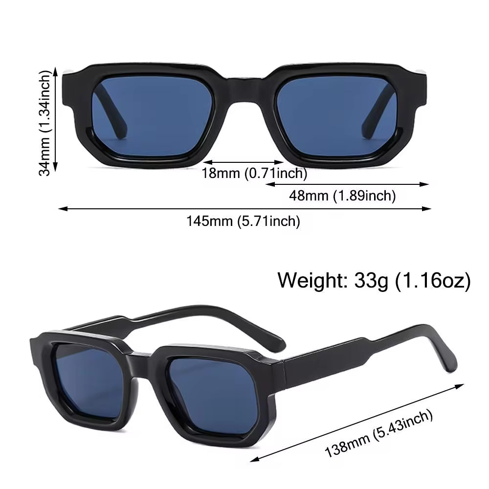 Fashion Retro Small Square Frame Sunglasses Women Shades UV400 Protection Vintage Punk Men Outdoor Sports Y2K Sun Glasses